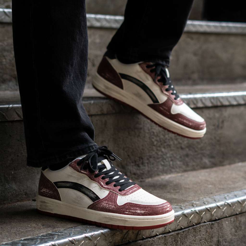 Men's Cross Court | Black x Red - Image 8