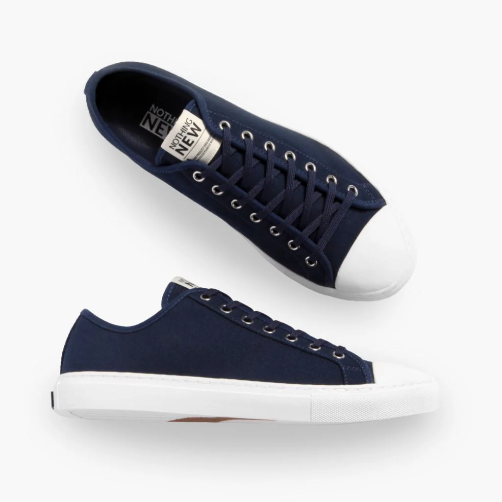 Men's Classic Low Top | Navy x White - Image 5