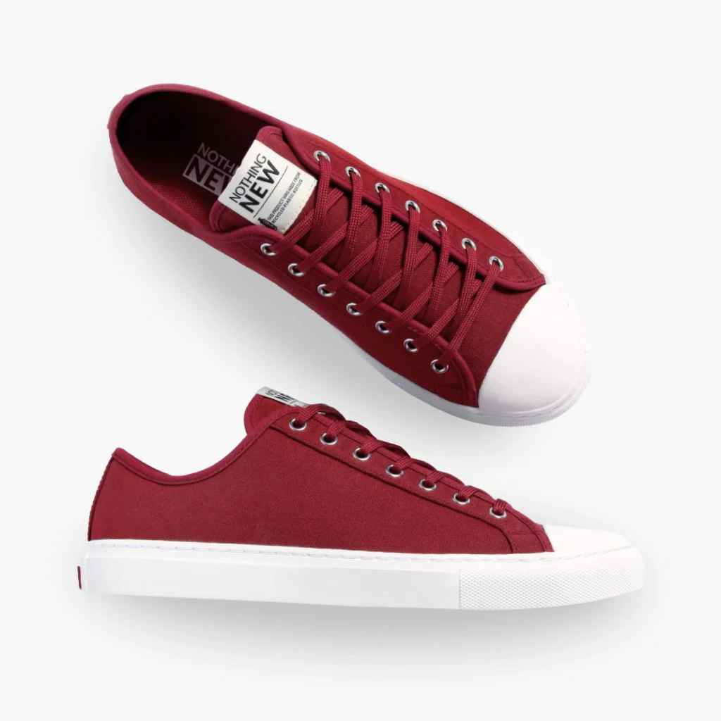 Men's Classic Low Top | Red x White - Image 5
