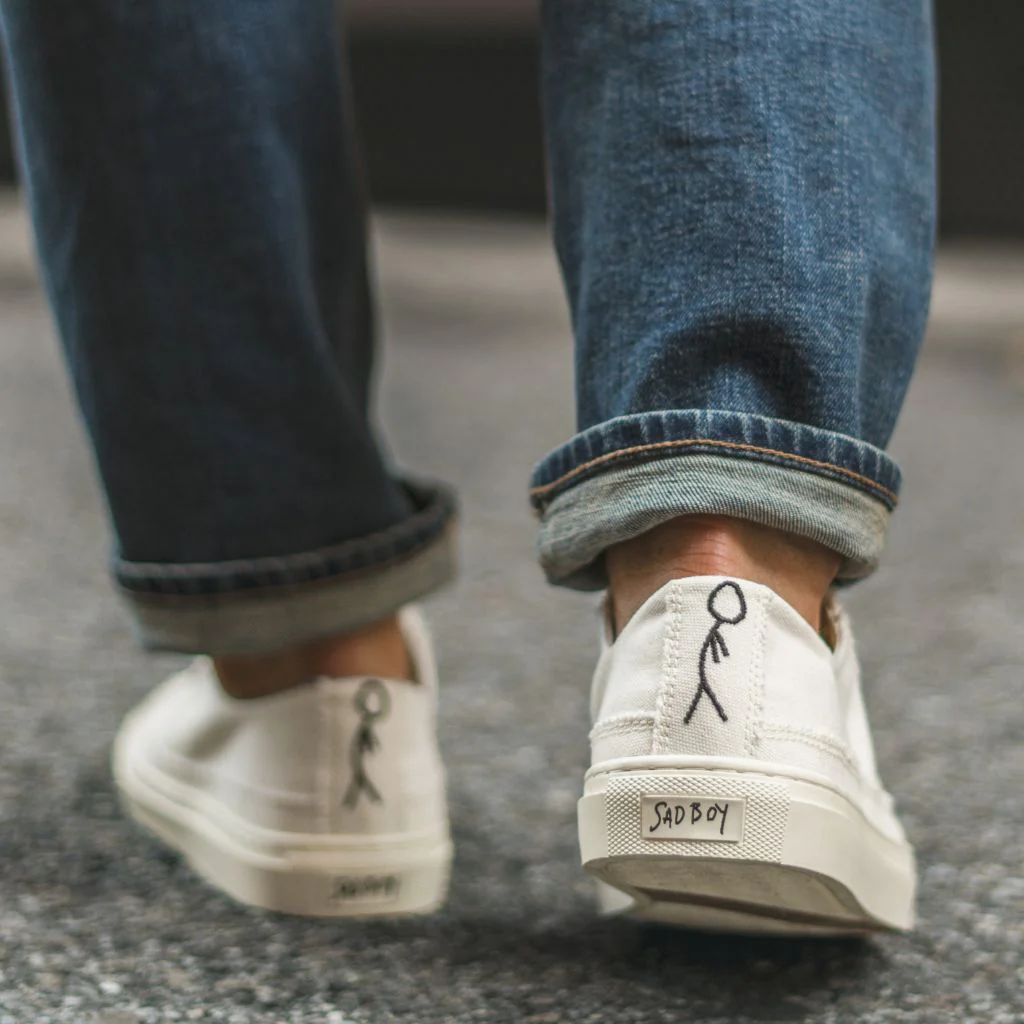 Men's Classic Low Top | Sad Boy - Image 6
