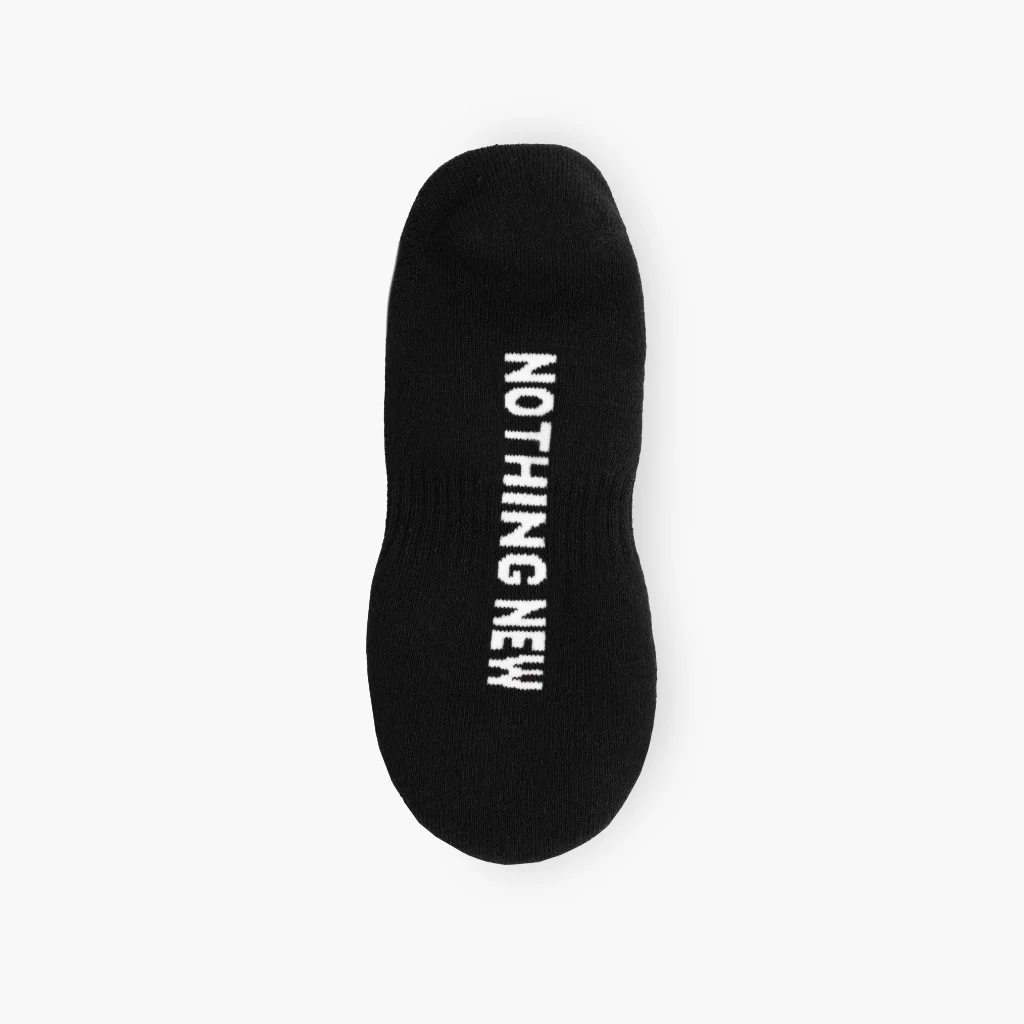 Men's Eco-Friendly No Show Socks | Black - Image 3