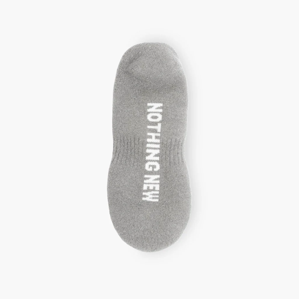 Men's Eco-Friendly No Show Socks | Light Grey - Image 3