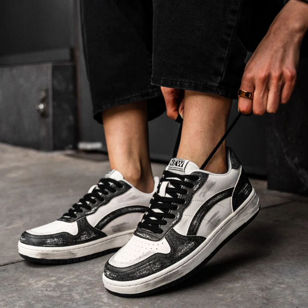 Women's Cross Court | Black x White - Image 8