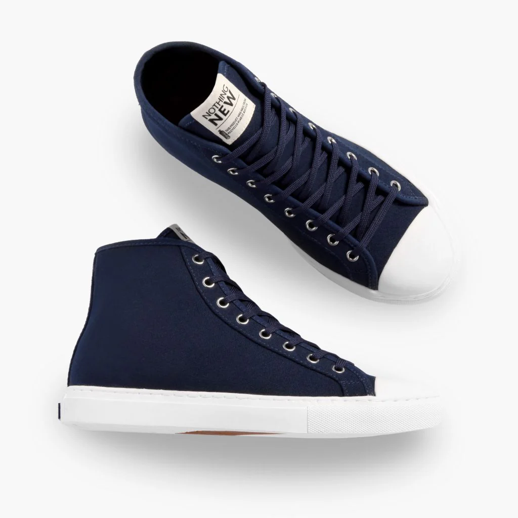 Women's Classic High Top | Navy x White - Image 3