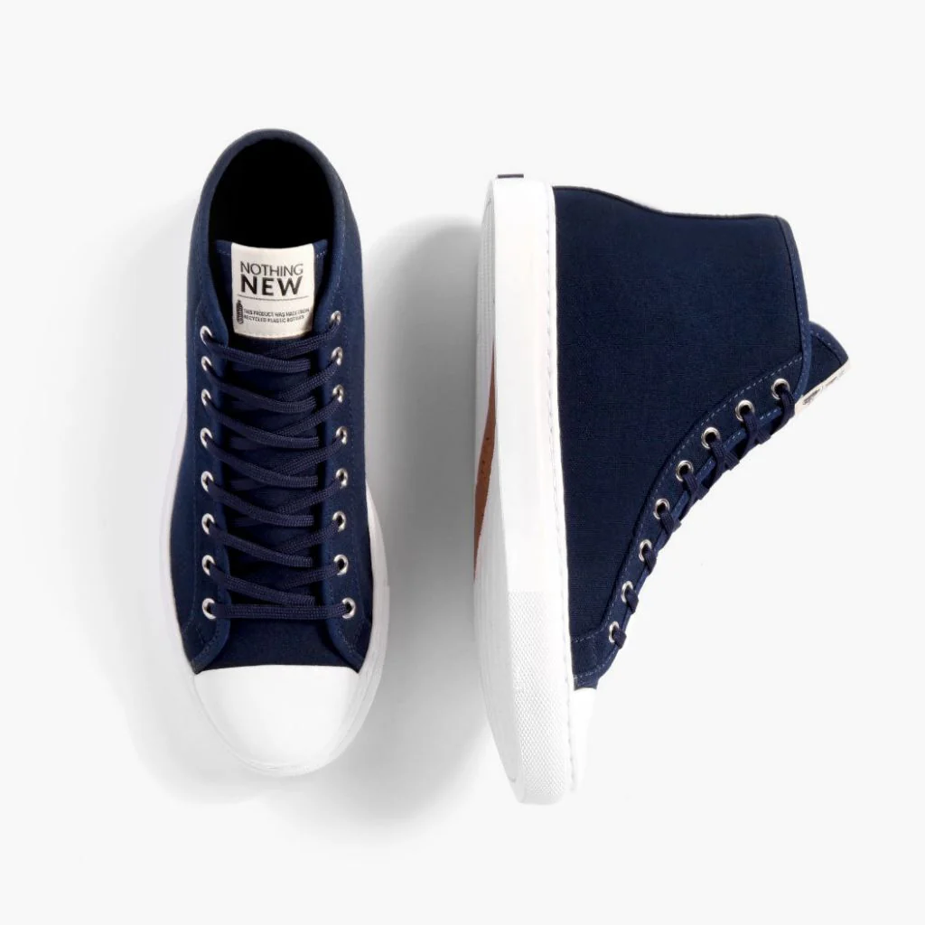 Women's Classic High Top | Navy x White - Image 5