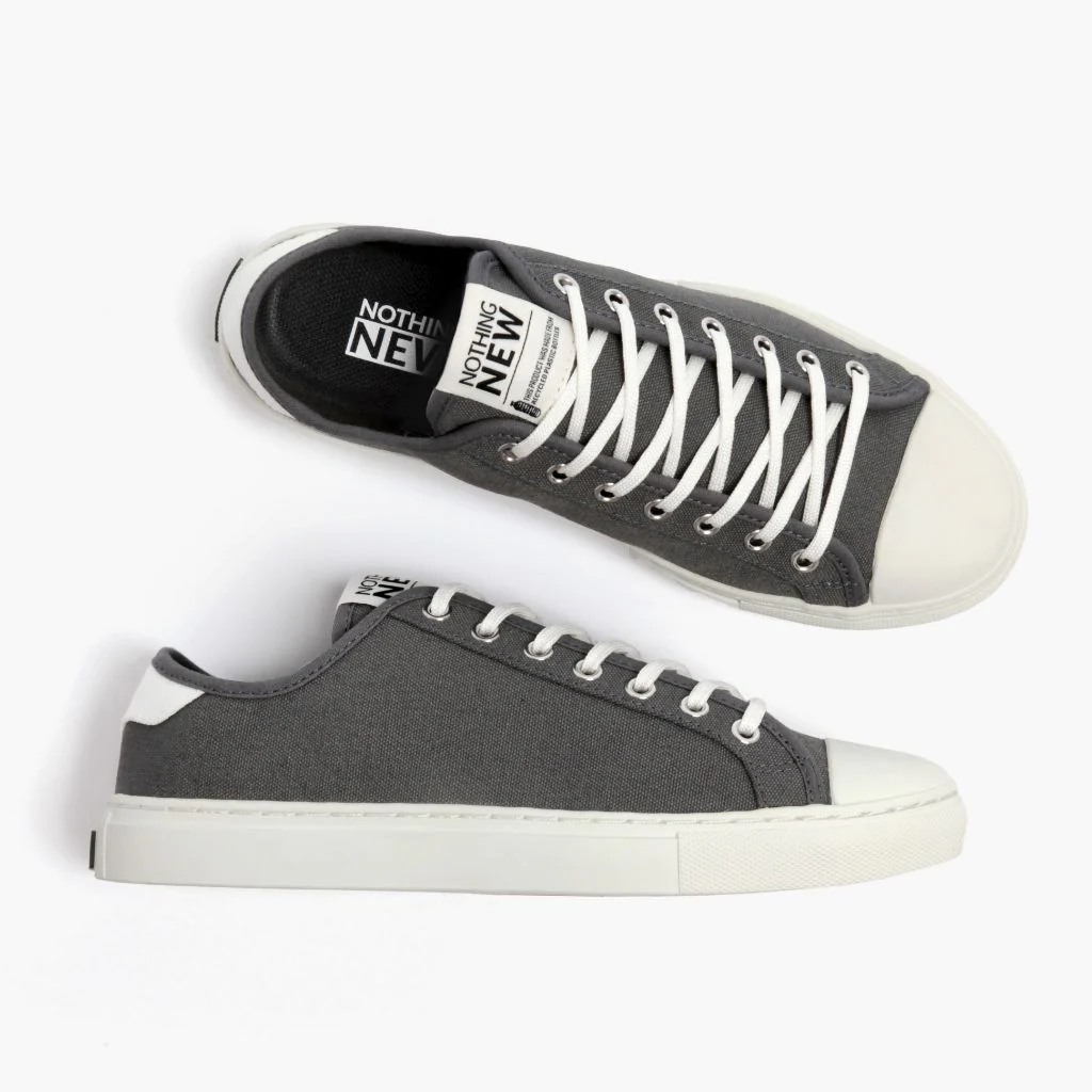 Women's Classic Low Top | Grey x Off-White - Image 4