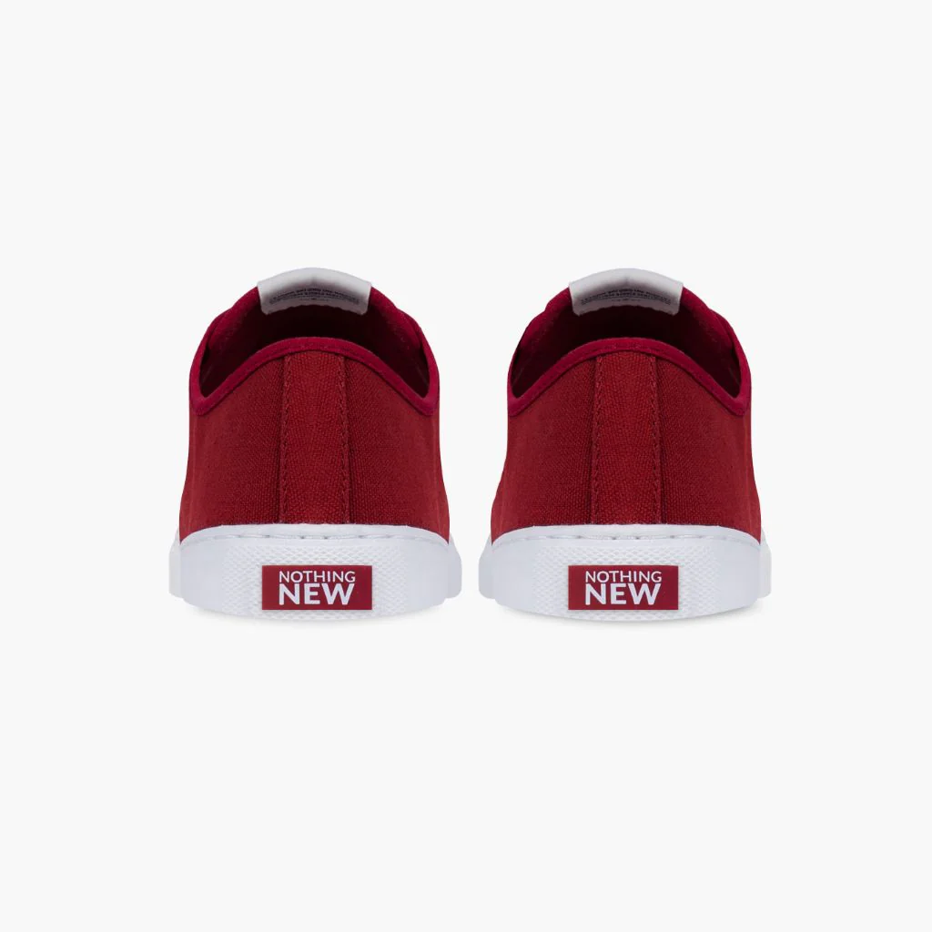 Women's Classic Low Top | Red x White - Image 3