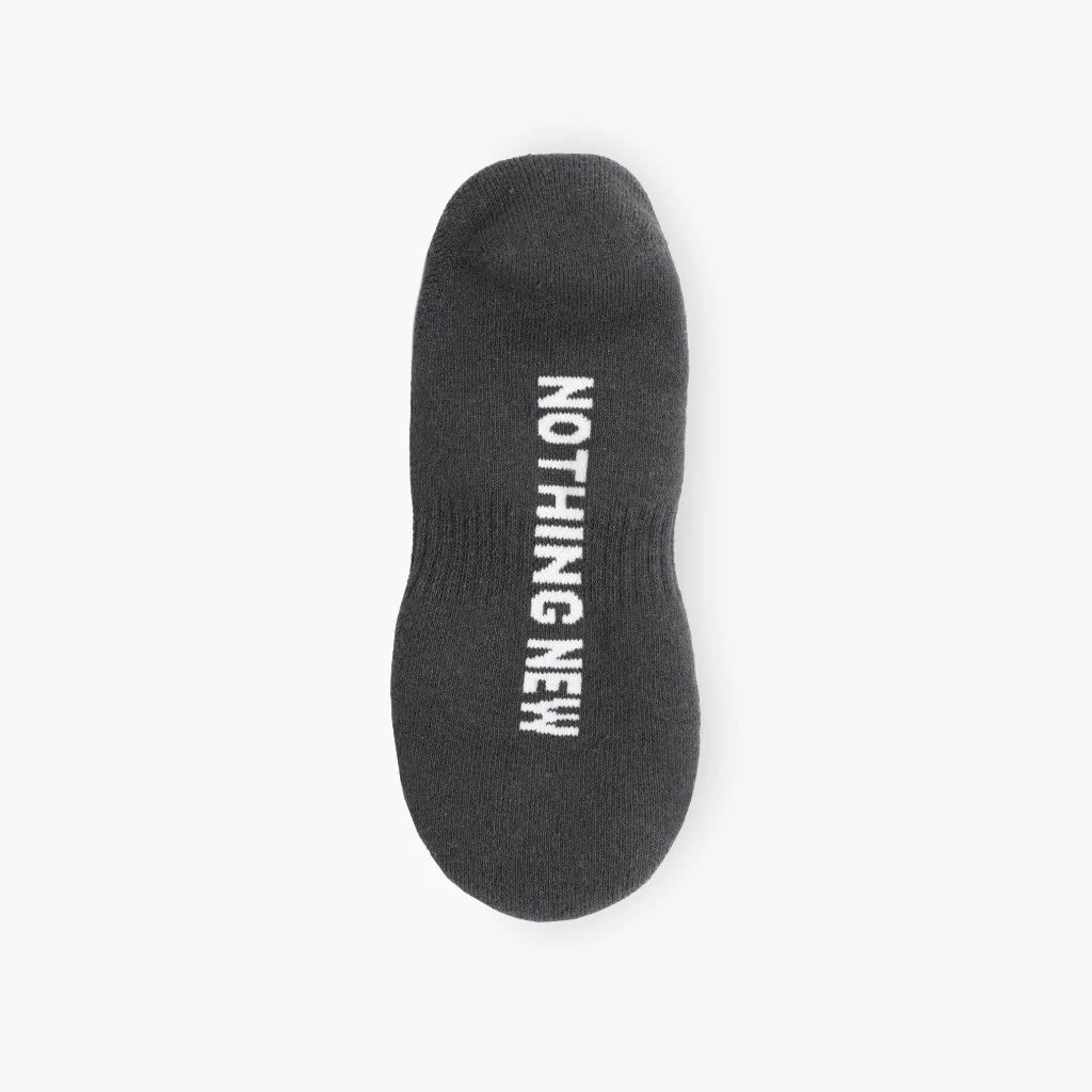 Women's Eco-Friendly No Show Socks | Dark Grey - Image 3
