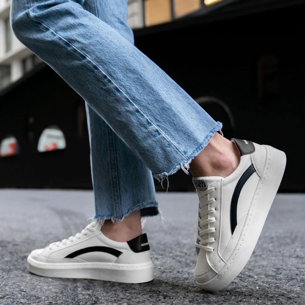 Women's Saga One Platform | White x Black - Image 6