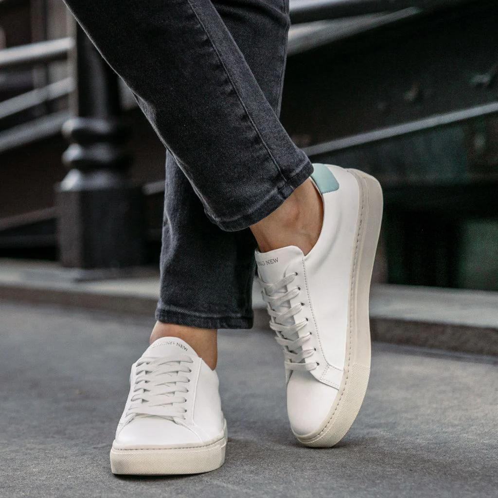 Women's Unoriginal | White x Baby Blue - Image 6
